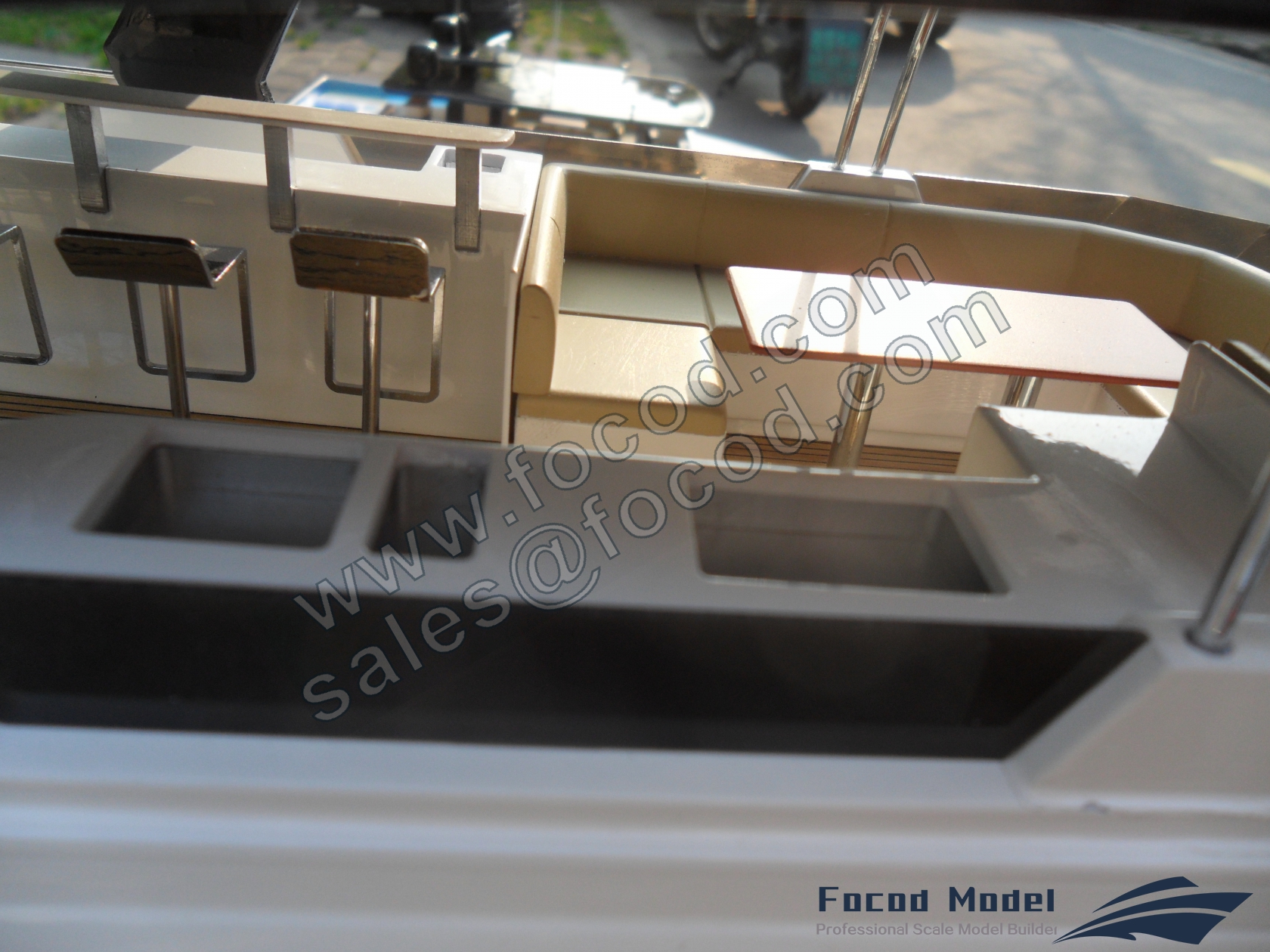 custom made model of 60ft catamaran yacht